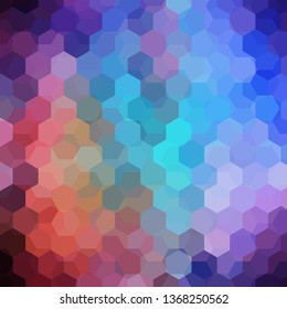 Abstract hexagons vector background. Colorful geometric vector illustration. Creative design template.