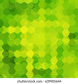 Abstract hexagons vector background. Green geometric vector illustration. Creative design template.