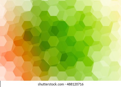 Abstract hexagons vector background. multicolor color geometric vector illustration. Creative design template. For your design, business