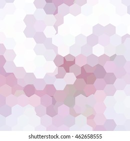 Abstract hexagons vector background. Pastel geometric vector illustration. Creative design template. 