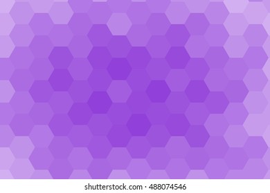 Abstract hexagons vector background. purple color geometric vector illustration. Creative design template. For your design, business
