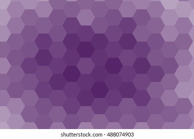 Abstract hexagons vector background. purple color geometric vector illustration. Creative design template. For your design, business