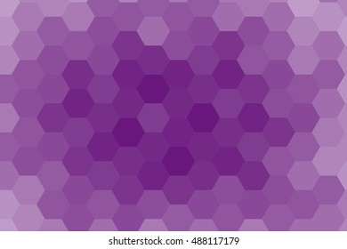 Abstract hexagons vector background. purple color geometric vector illustration. Creative design template. For your design, business