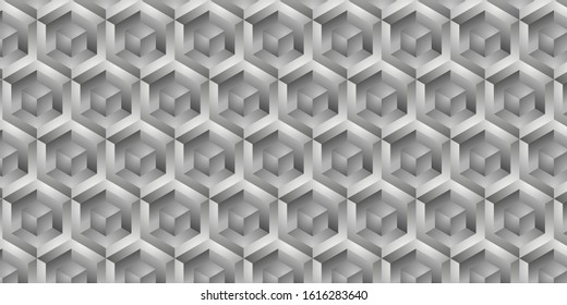 Abstract Hexagram Background, Cubes, Pattern