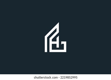 Resumen del Vector de iconos de monograma basado en el logotipo de las letras HG, GH, H, G.
