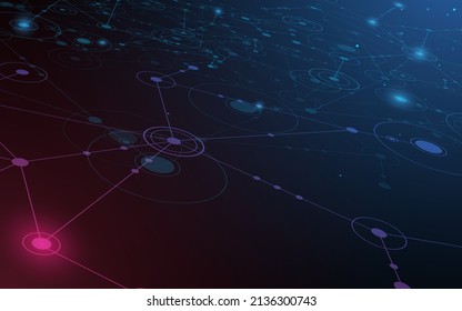 Abstract hi tech. Abstract digital background with technology. Vector abstract technology.