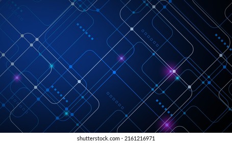 Abstract hi tech. Abstract digital background with technology. Vector abstract technology.