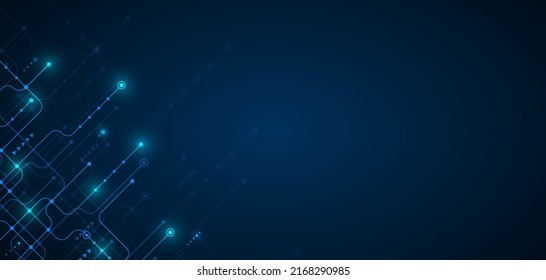 Abstract hi tech. Abstract digital background with technology. Vector abstract technology. Interface.