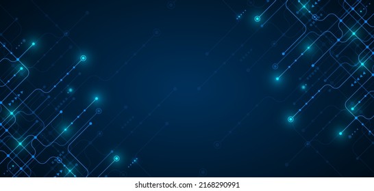 Abstract hi tech. Abstract digital background with technology. Vector abstract technology. Interface.