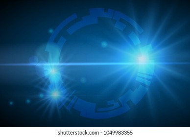 abstract hi tech futuristic telecoms communication concept background , Abstract circular science fiction futuristic background