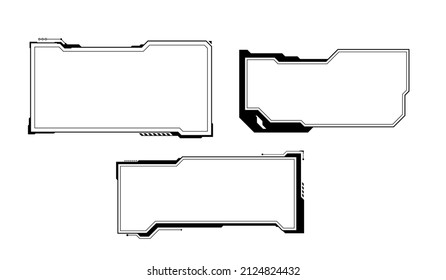 abstrakter futuristischer High-Tech-Vorlagendesign-Hintergrund	

