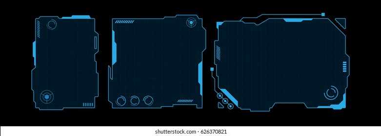 Abstract Hi Tech Futuristic Template Design Layout Background