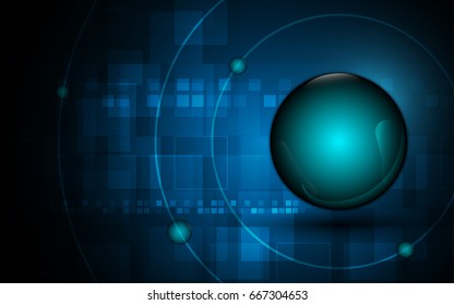 abstract hi tech template background