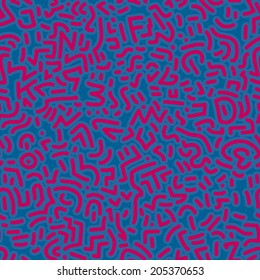 Abstract high color contrast seamless pattern