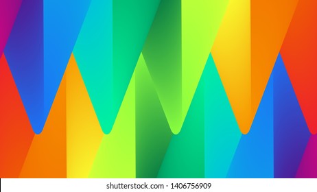 Abstract high contrast colorful gradient background vector illustration.