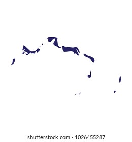 Abstract - High Detailed blue Map of Turks and Caicos Islands isolated on white background. for your web site design map logo, app, ui, Travel vector illustration eps10.