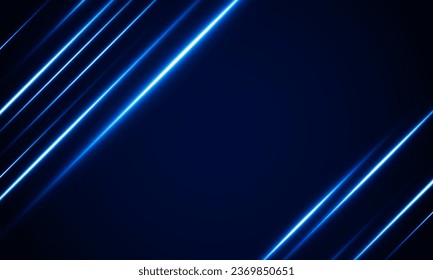 Abstract High speed Arrow Light fire blue out technology background Hitech communication concept innovation background.