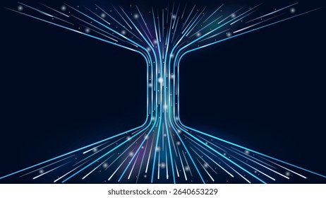 Abstract high speed light background, abstract transfer data ,data flow in fiber optic