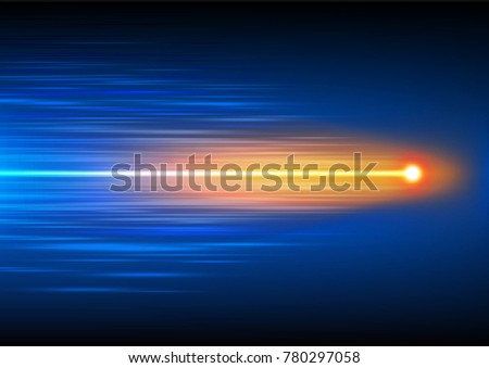 Abstract high speed motion of fiber optics  ,communication and connection technology, vector illustration