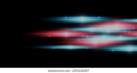 Abstrakte Hochgeschwindigkeitsstrecken, Geschwindigkeits-Licht. Auf dunklem Hintergrund.