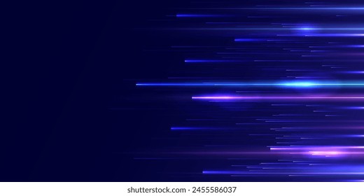 Abstract high speed movement background. Futuristic digital technology movement concept. Network connection, AI, communication, big data. Pattern for banner, poster, website. Vector eps10.