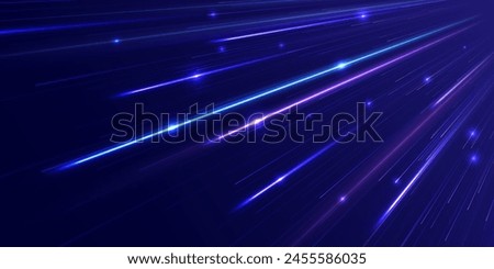 Abstract high speed movement background. Futuristic digital technology movement concept. Network connection, AI, communication, big data. Pattern for banner, poster, website. Vector eps10.