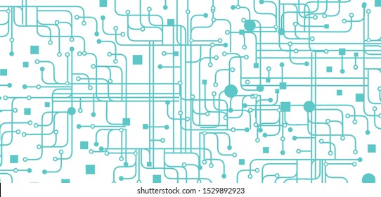 Abstract High tech electronic, microchips, digital electronic signals. Data stream background.