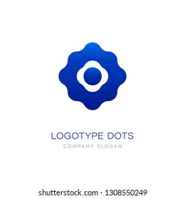 Abstract High Technology, Innovation Logo Dots