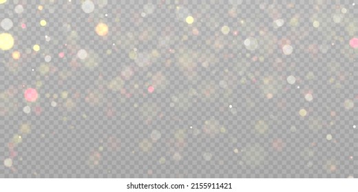 Abstract highlights, bokeh of soft warm color glow. Vector illustration