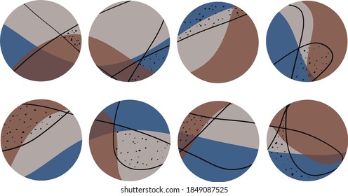 Abstract highlights cover instagram stories