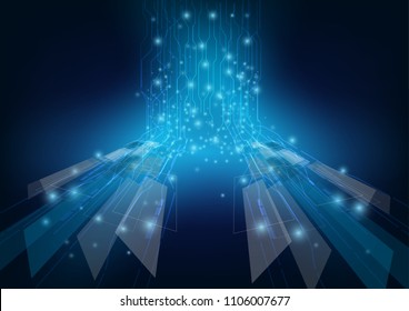 Abstract high-speed banwidth of network loading design background. Vector illustration.
