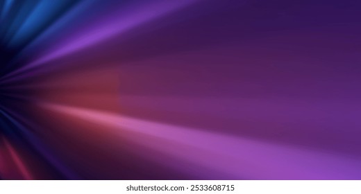 Abstract high-speed movement background. Dynamic motion light trails with motion blur effect on dark background. Futuristic,