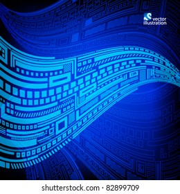 Abstract hightech background.