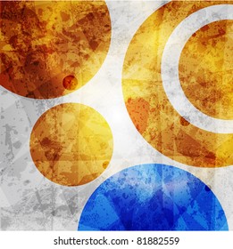 abstract high-tech graphic design circles pattern background
