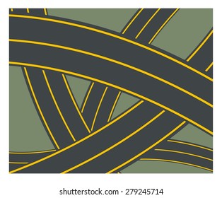 abstract highway road