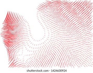 abstract hill mountain line direction from gradient slope 