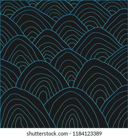 Abstract hills background. Illustration 10 version