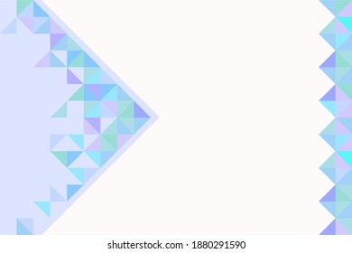 
Resumen de fondo hipster hecho de pequeños triángulos vectores de diferentes colores. Patrón geométrico para su diseño