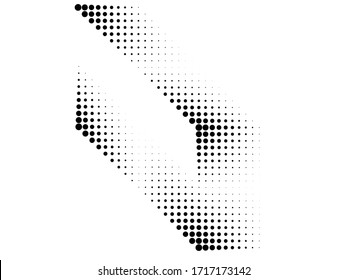 Abstract Hipster Linear halftone dots Background . Vector Design .