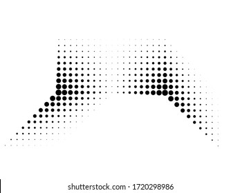 Gráficos abstractos Hipster Lineales de medio tono Fondo. Diseño de vectores .