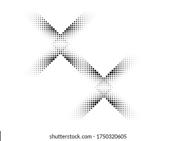 Abstract Hipster Linear halftone dots Background . Vector Design .