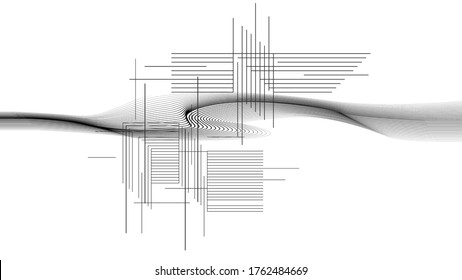 Abstract Hipster Linear halftone dots Background . Vector Design .