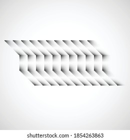 Resumen Hipster Puntos de semitono lineales Fondo con elementos de diseño. Vector 