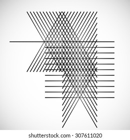 Abstract Hipster Lines Background .