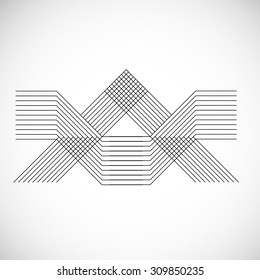 Abstract Hipster Lines Background .