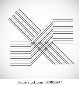 Abstract Hipster Lines Background .