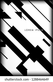 Abstract Hipster Lines Background . Vector Design