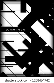 Abstract Hipster Lines Background . Vector Design