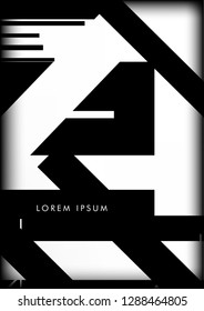 Abstract Hipster Lines Background . Vector Design