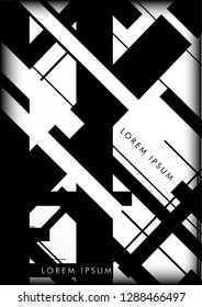 Abstract Hipster Lines Background . Vector Design